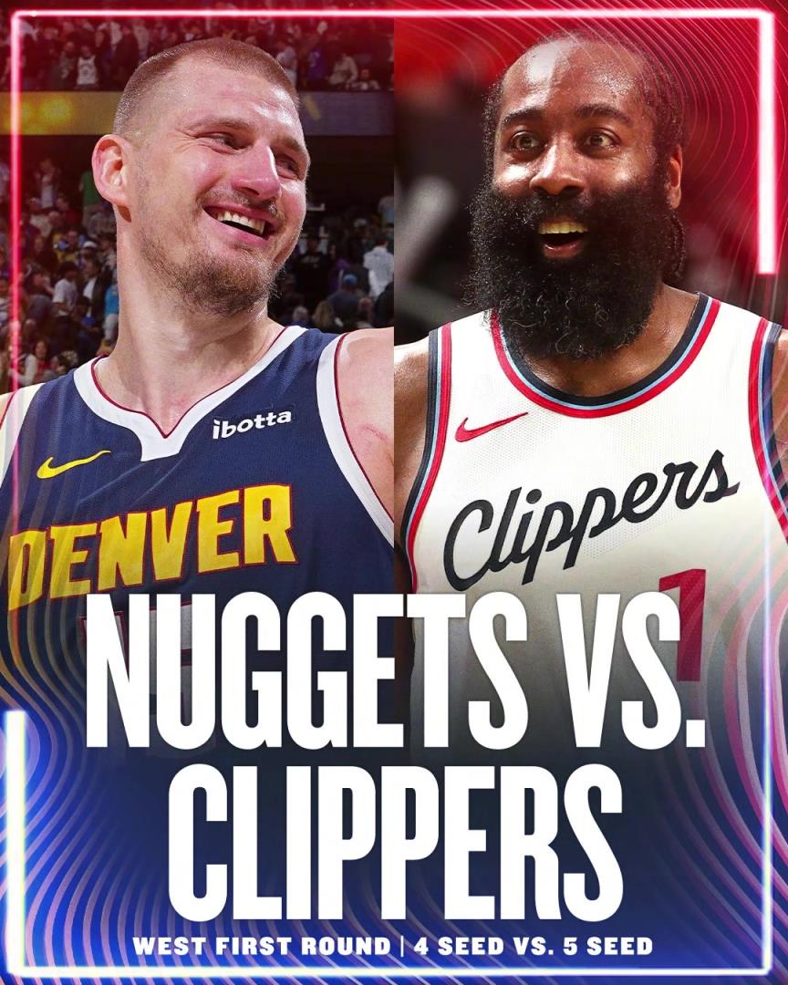 帶隊(duì)的神！哈登率快船鎖定西部第5，生涯從未缺席過(guò)季后賽！